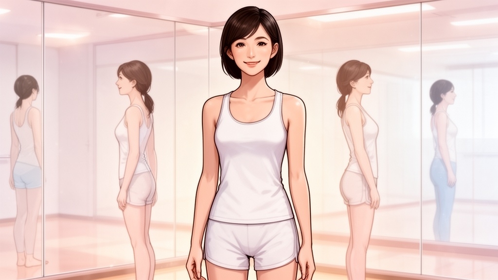 360度どこから見ても自然で美しいボディラインの仕上がりイメージ